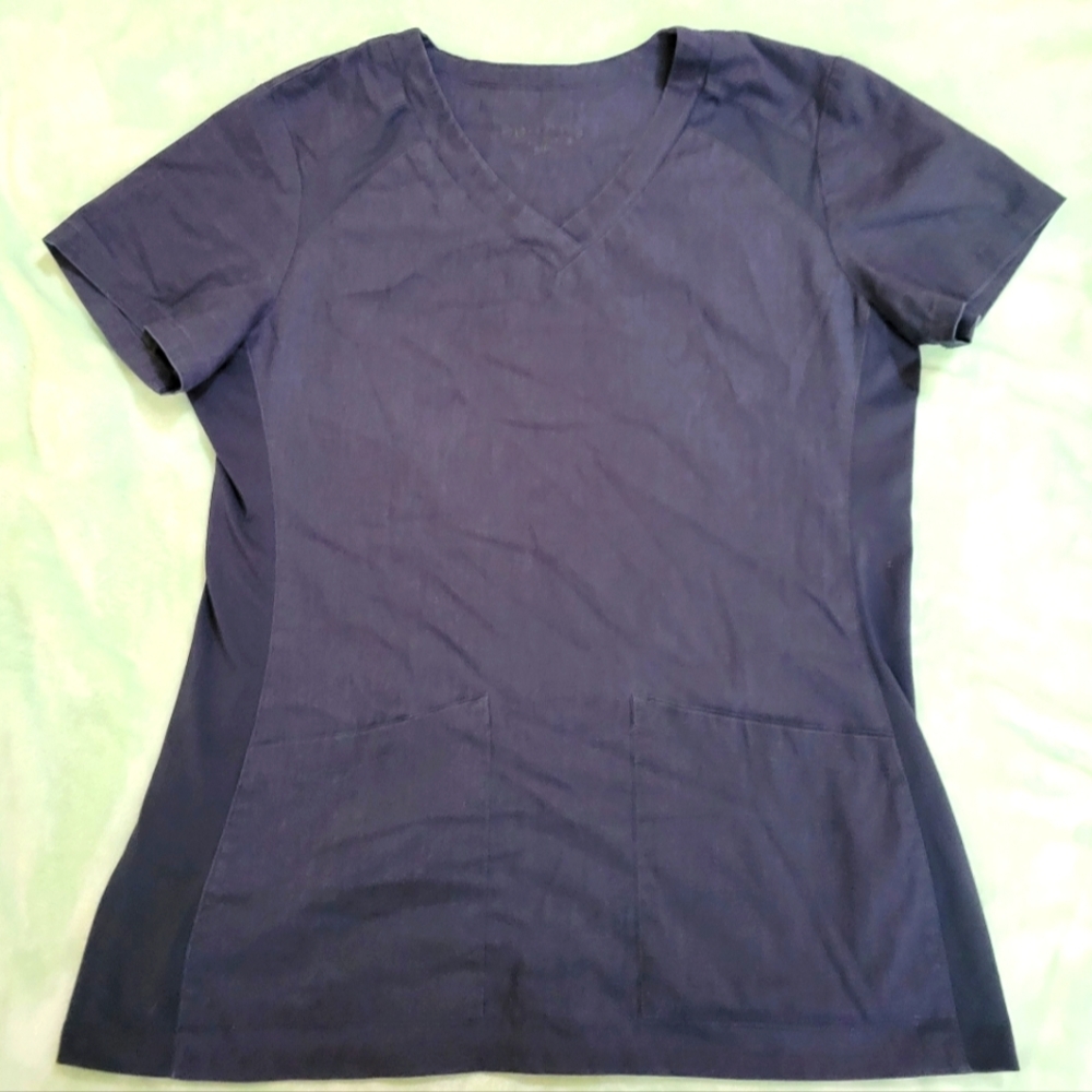 Navy scrub top